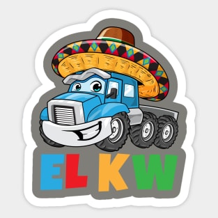 Trucking Trucker Mexico Trip Sticker